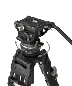 Treppiede SmallRig FreeBlazer In Fibra Di Carbonio 182cm – Carico 25kg, Ciotola 75mm Con Blocco One-Step (Testa Fluida Non Inclusa)